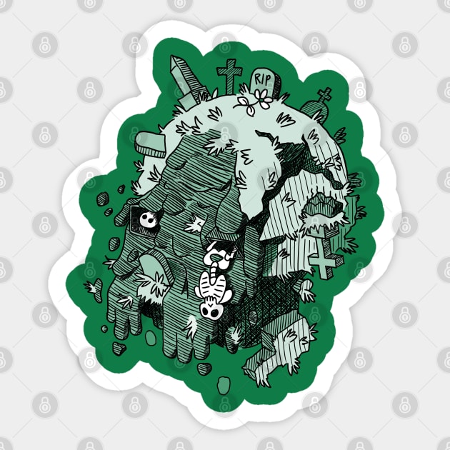 Grave Situation Sticker by malbatross